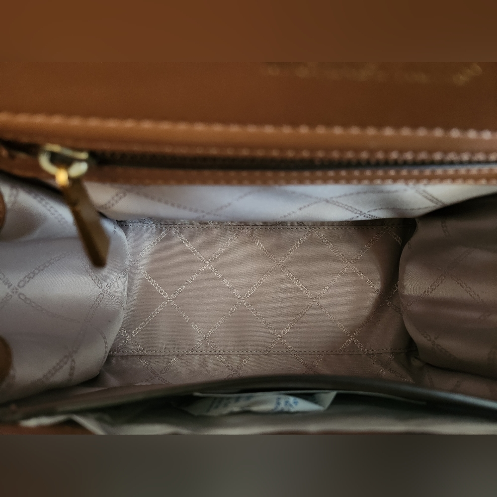 Mk Carmen Small Patchwork Embossed Leather Satchel - image 7